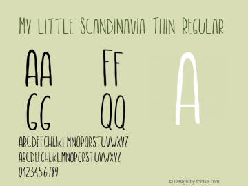 My little Scandinavia Thin