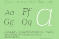 Mediator Serif Web