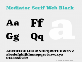 Mediator Serif Web