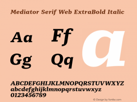 Mediator Serif Web