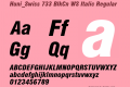 Huni_Swiss 733 BlkCn WS Italic