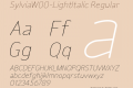 SylviaW00-LightItalic