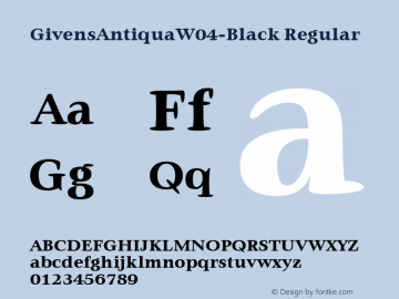 GivensAntiquaW04-Black