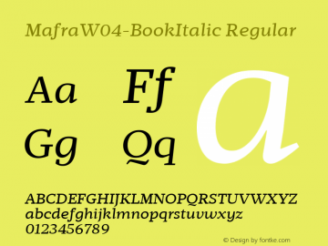 MafraW04-BookItalic