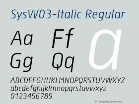 SysW03-Italic