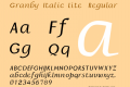 Granby Italic Lite