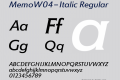 MemoW04-Italic