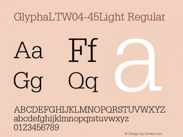 GlyphaLTW04-45Light