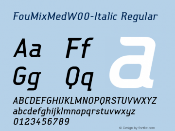 FouMixMedW00-Italic