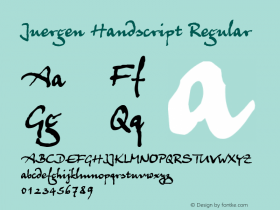 Juergen Handscript