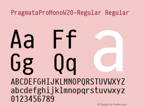 PragmataProMonoW20-Regular