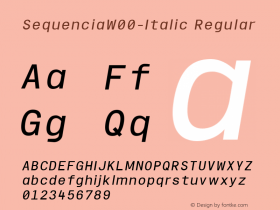 SequenciaW00-Italic