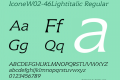 IconeW02-46Lightitalic