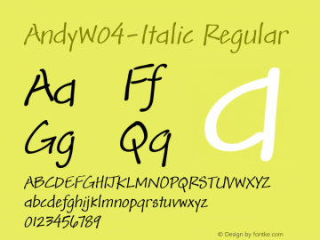 AndyW04-Italic