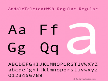 AndaleTeletextW99-Regular