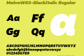 MalvaW03-BlackItalic