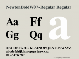 NewtonBoldW07-Regular