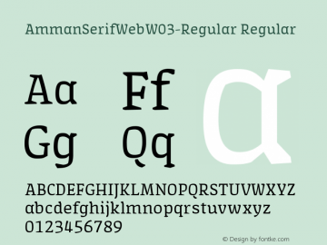 AmmanSerifWebW03-Regular