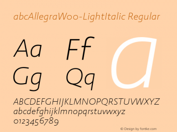 abcAllegraW00-LightItalic