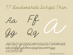 TT Backwards Script