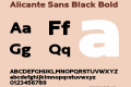 Alicante Sans Black