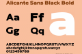 Alicante Sans Black