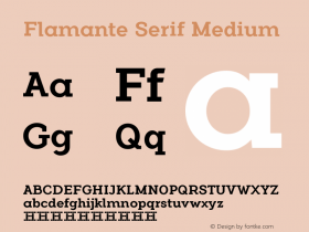 Flamante Serif