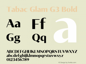 Tabac Glam G3