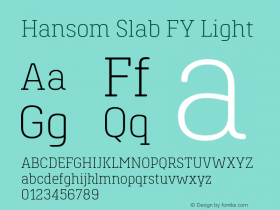 Hansom Slab FY