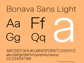 Bonava Sans