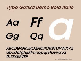 Typo Gotika Demo