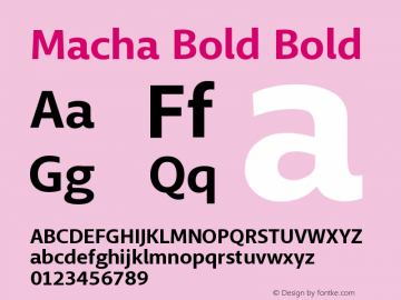 Macha Bold