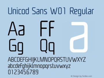 Unicod Sans W01