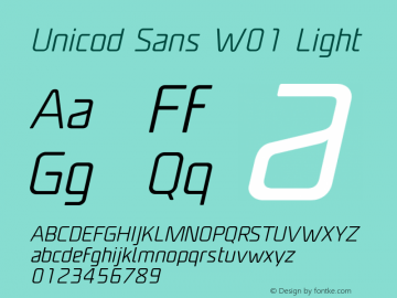 Unicod Sans W01