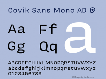 Covik Sans Mono AD