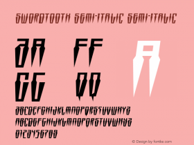 Swordtooth Semi-Italic