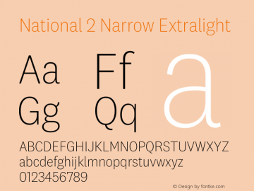 National 2 Narrow