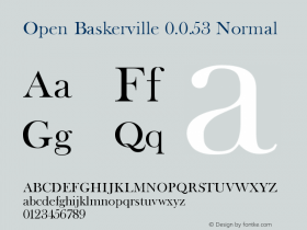 Open Baskerville 0.0.53