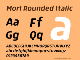 Morl Rounded