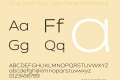 Zing Sans Rust Light