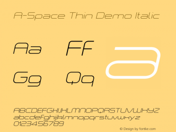 A-Space Thin Demo