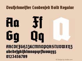 Deutschmeister Condensed Bold