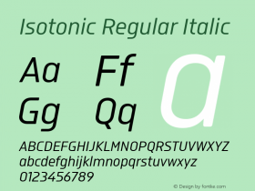 Isotonic