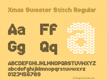 Xmas Sweater Stitch