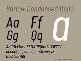 Barlow Condensed