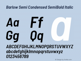 Barlow Semi Condensed