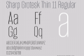 Sharp Grotesk Thin 11