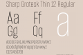 Sharp Grotesk Thin 12