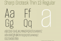 Sharp Grotesk Thin 13