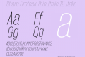 Sharp Grotesk Thin Italic 12